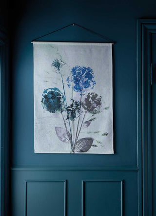 Flower Bouquet Wall Hanging Blue