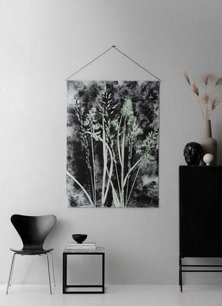 Grass Wall Hanging Charcoal