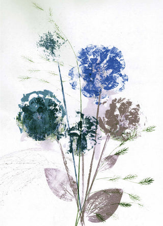 Flower Bouquet Blue